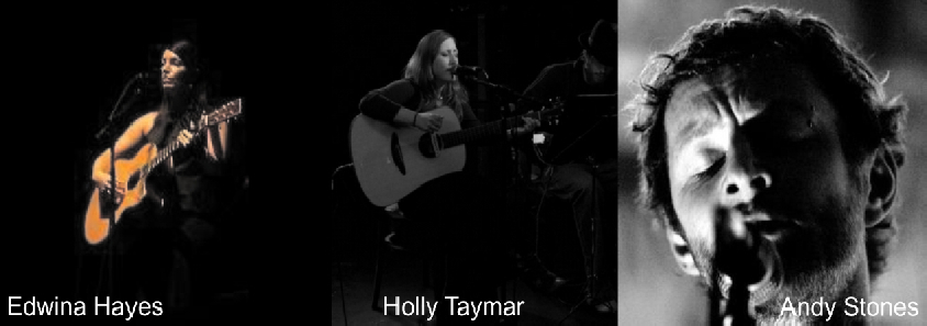 Edwina Hayes, Holly Taymar and Andy Stones in Concert